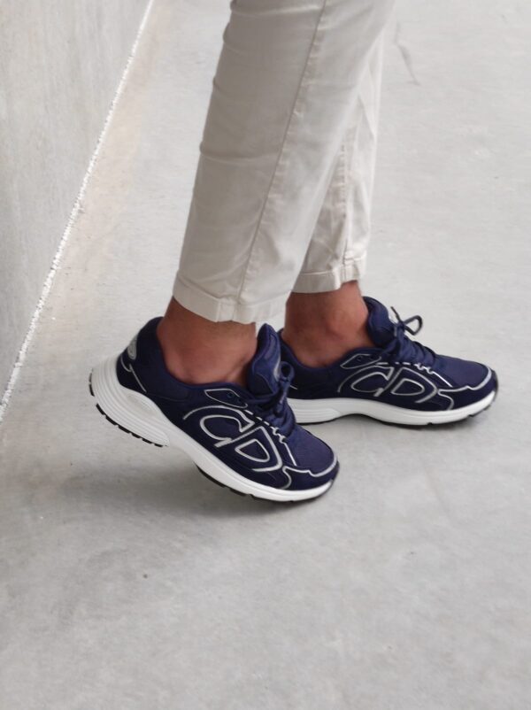 Dior B30 Countdown Suede Navy Blue