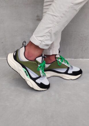 Dior B22 Cream White Olive Black