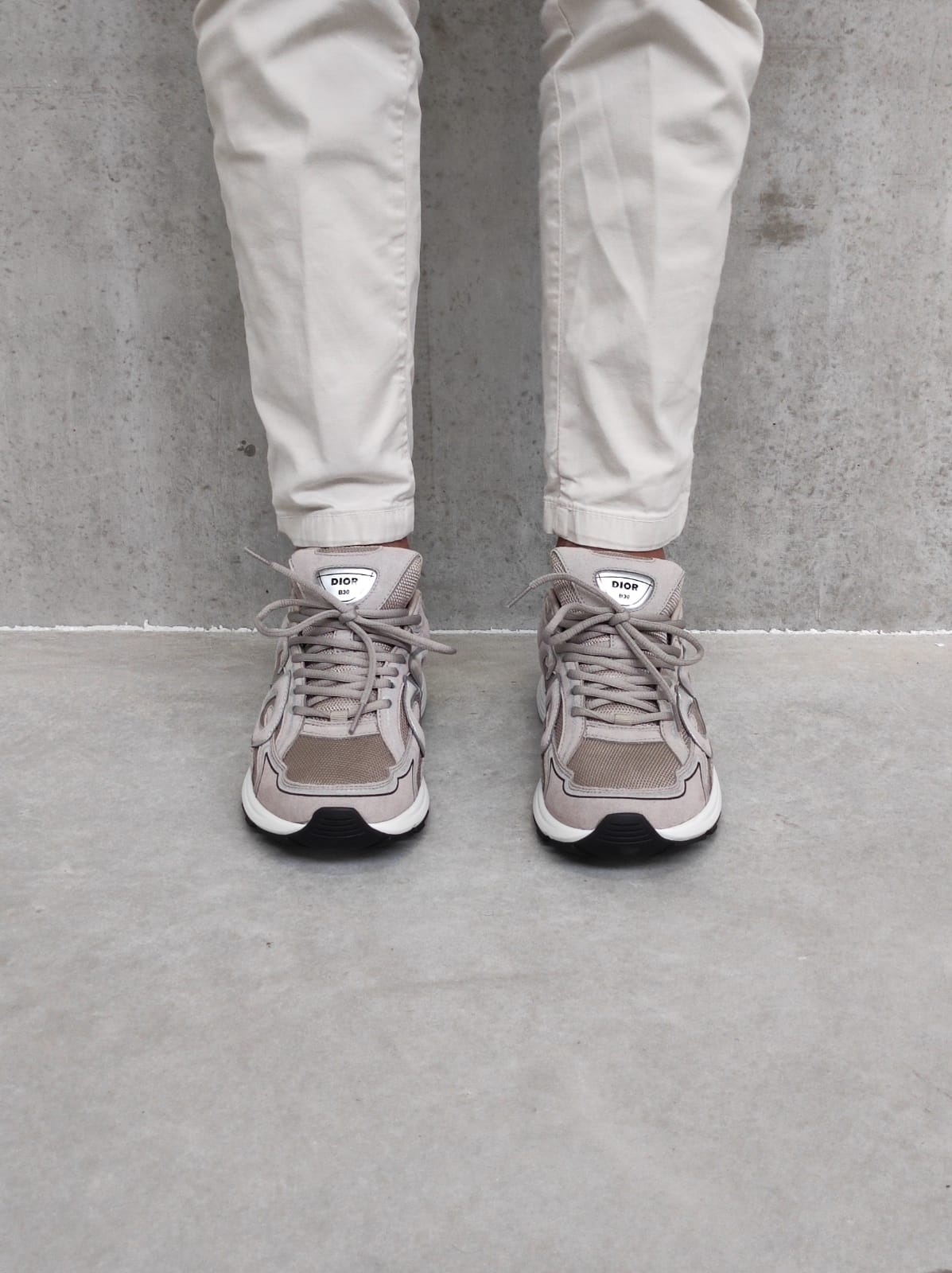 Dior B30 Countdown Suede Beige - Afbeelding 3